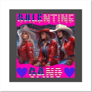 Galentines gang American party girls Posters and Art